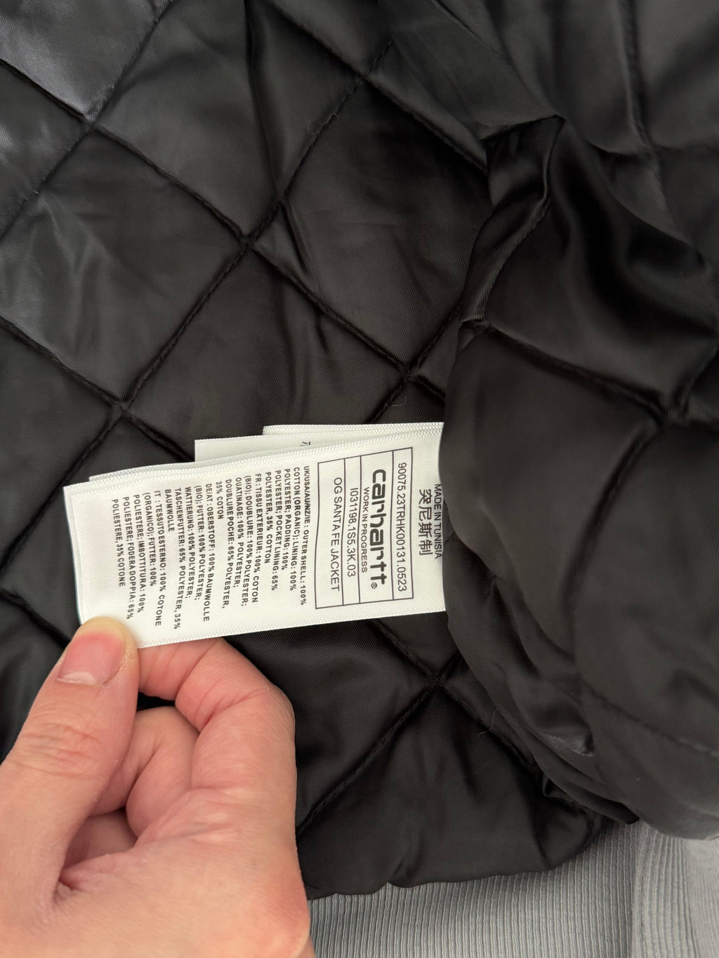 Carhartt OG Santa Fe Jacket
Mirror / Black Aged Canvas