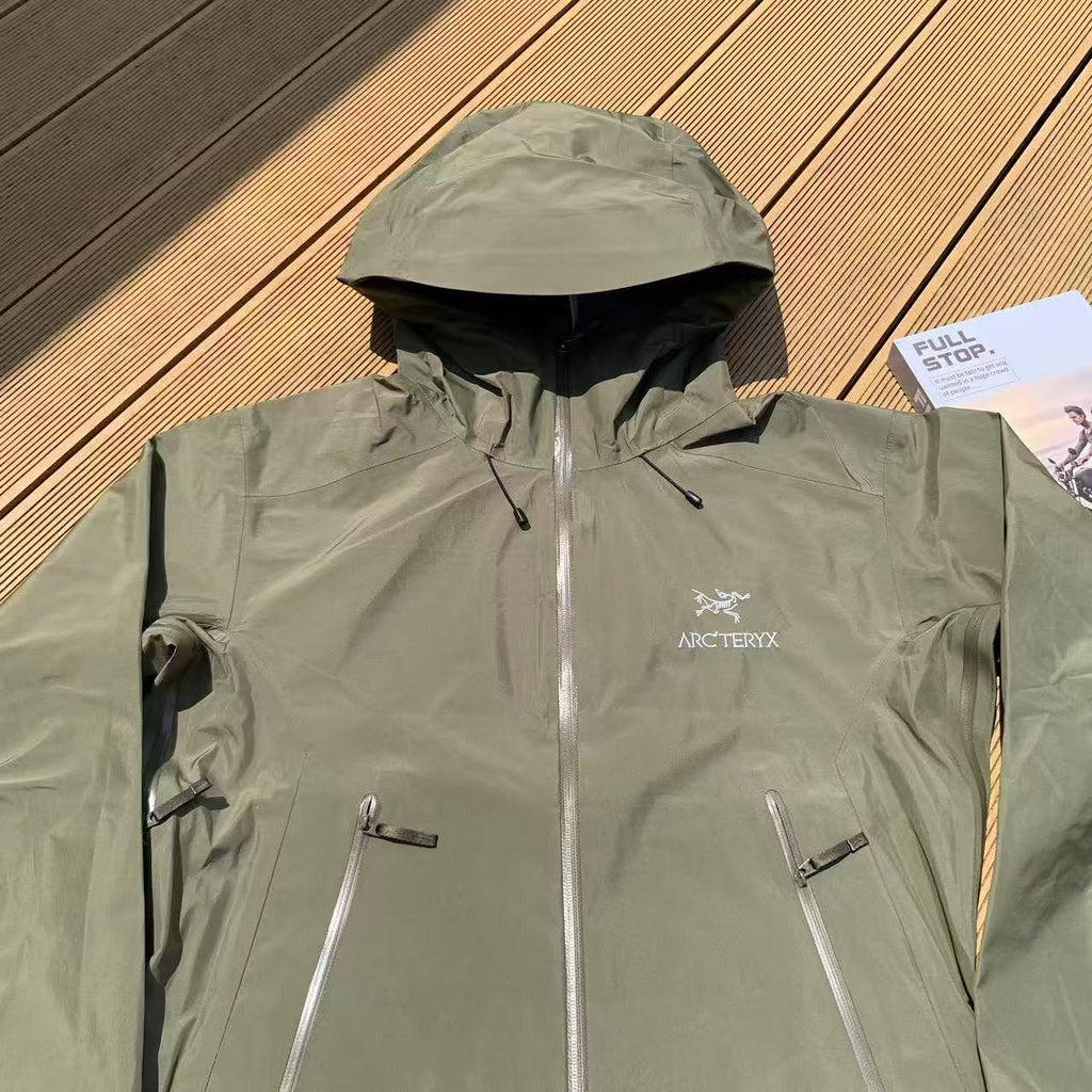 Arcteryx Beta Mens Waterproof Jacket - Olive Green