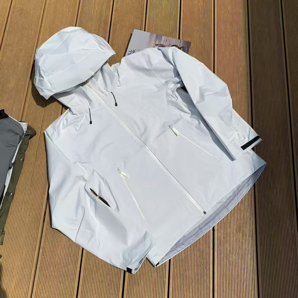 Arcteryx Beta Mens Waterproof Jacket - Snow White