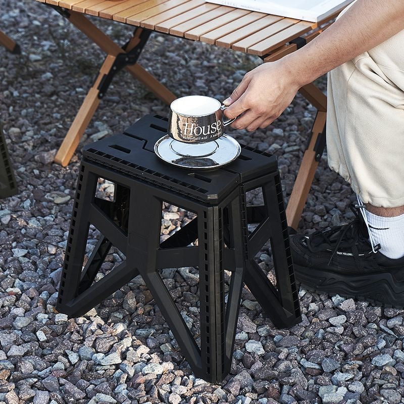Portable Folding Camping Stool – Heavy-Duty Compact Outdoor Seat, Lightweight Collapsible Travel Stool