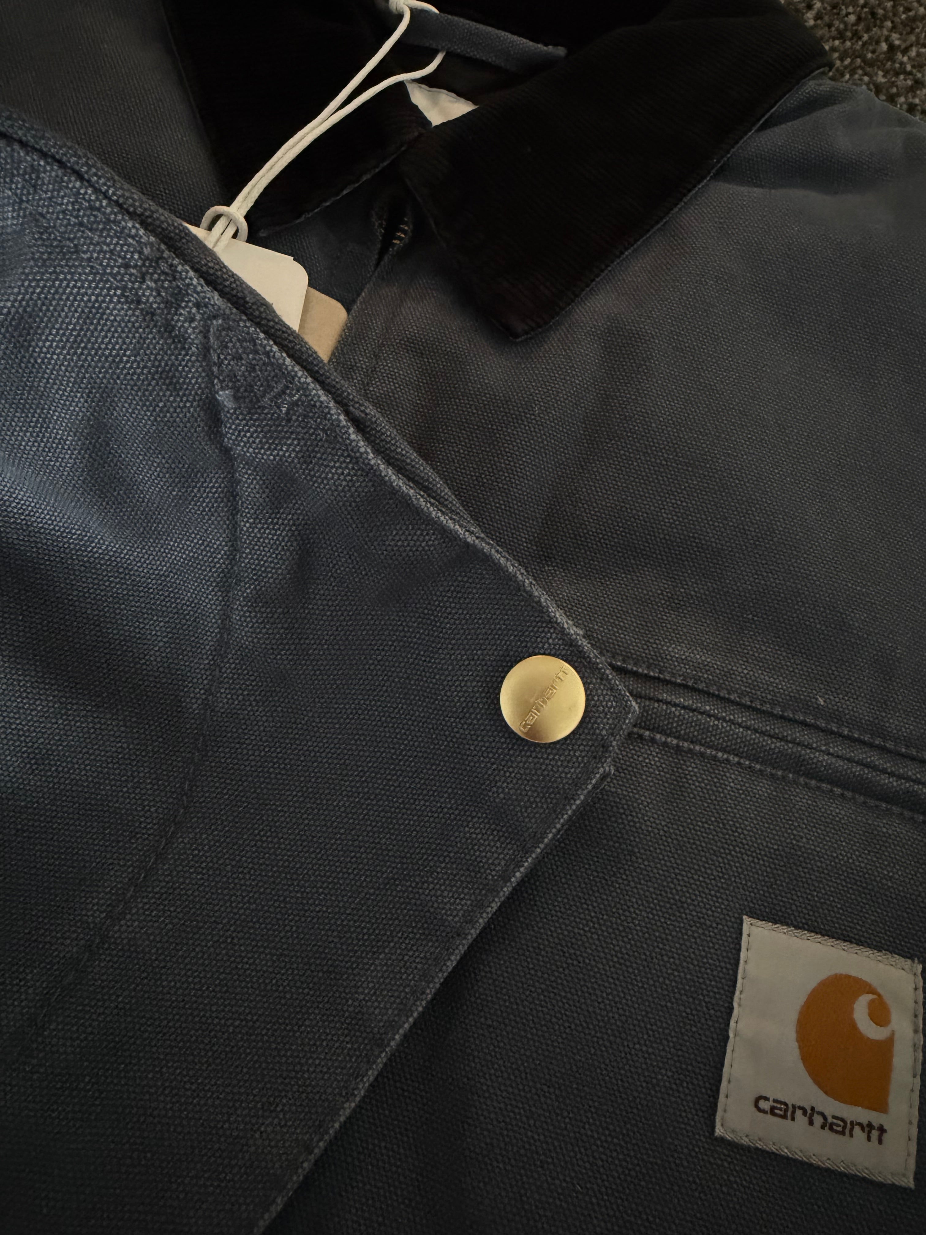 Carhartt OG Detroit Jacket Ore / Black aged canvas