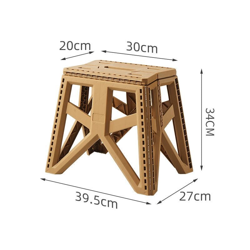 Portable Folding Camping Stool – Heavy-Duty Compact Outdoor Seat, Lightweight Collapsible Travel Stool
