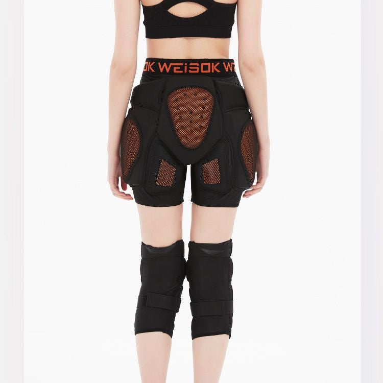 WEISOK Hip & Knee Protection Set – Tailbone Impact Shorts with EVA Padding + Adjustable Knee Pads