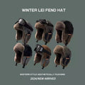 Winter Trapper Hat with Ear Flaps & Goggles – Faux Fur Lined Thermal Aviator Hat