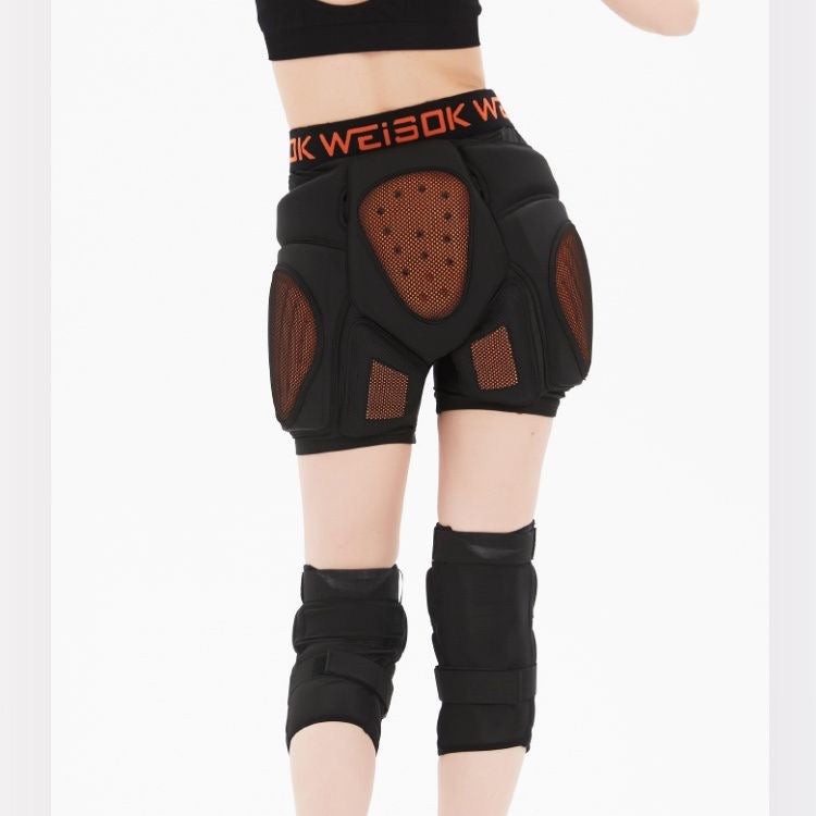 WEISOK Hip & Knee Protection Set – Tailbone Impact Shorts with EVA Padding + Adjustable Knee Pads
