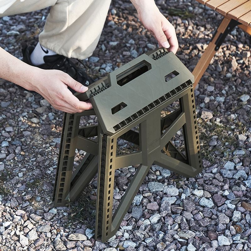 Portable Folding Camping Stool – Heavy-Duty Compact Outdoor Seat, Lightweight Collapsible Travel Stool