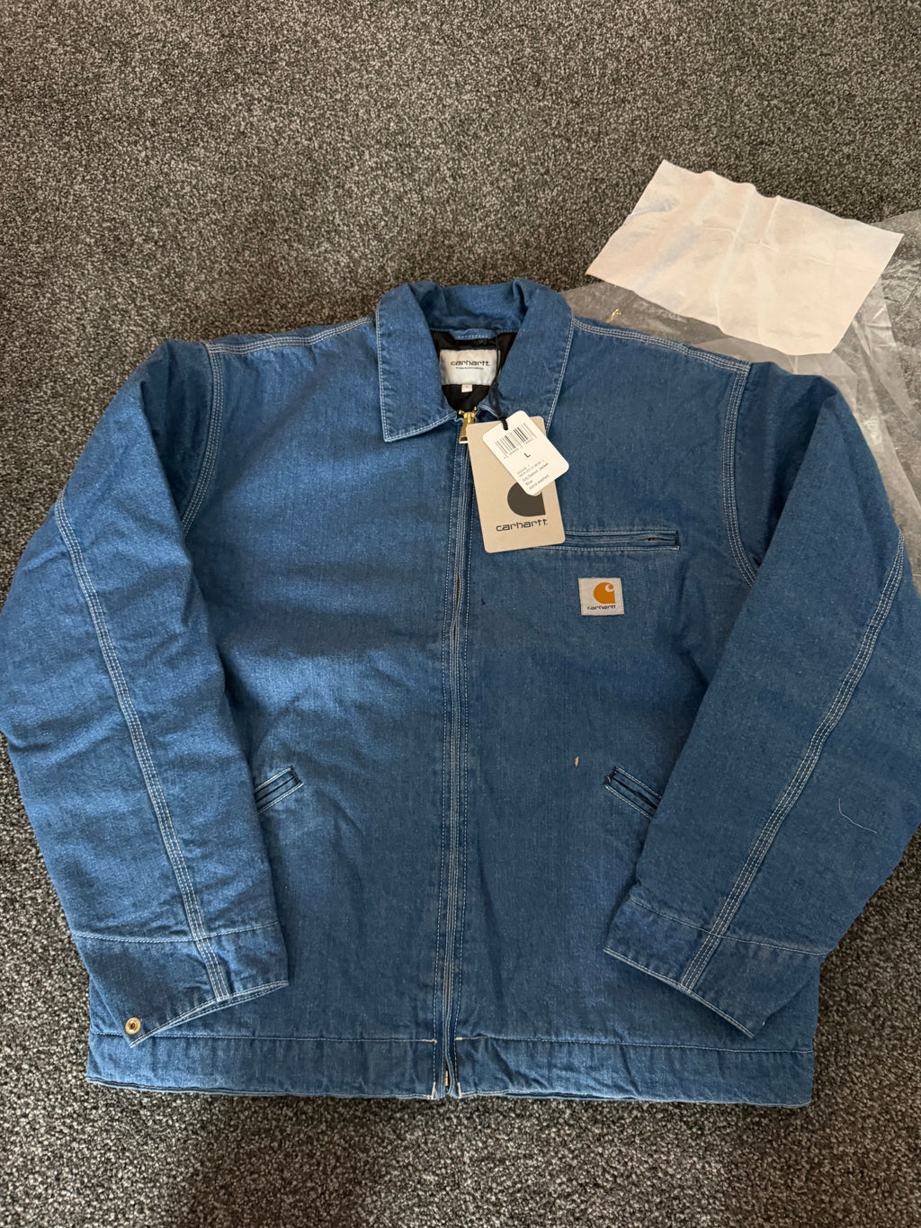 Carhartt OG Detroit Jacket Denim
