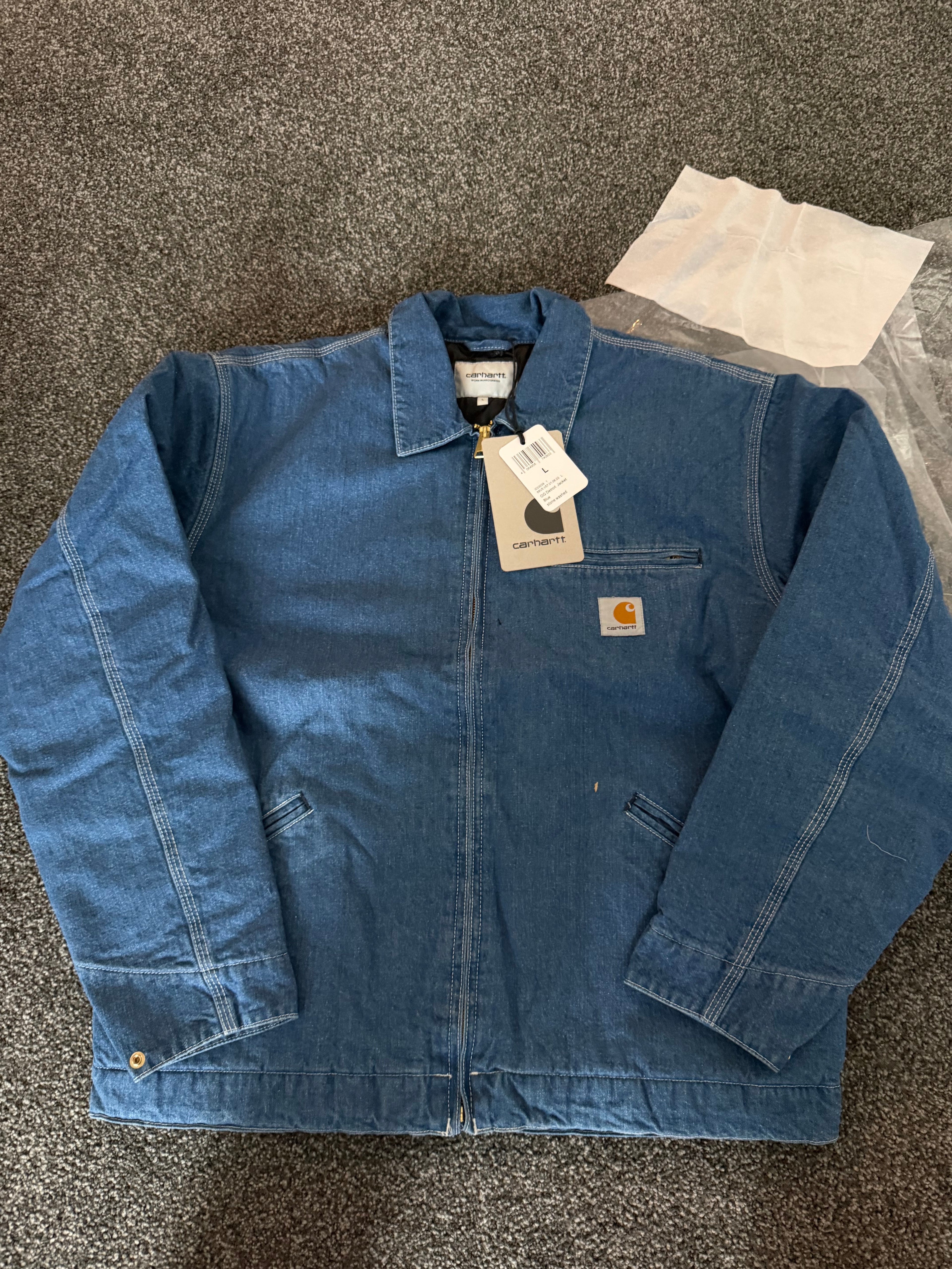 Carhartt OG Detroit Jacket Denim