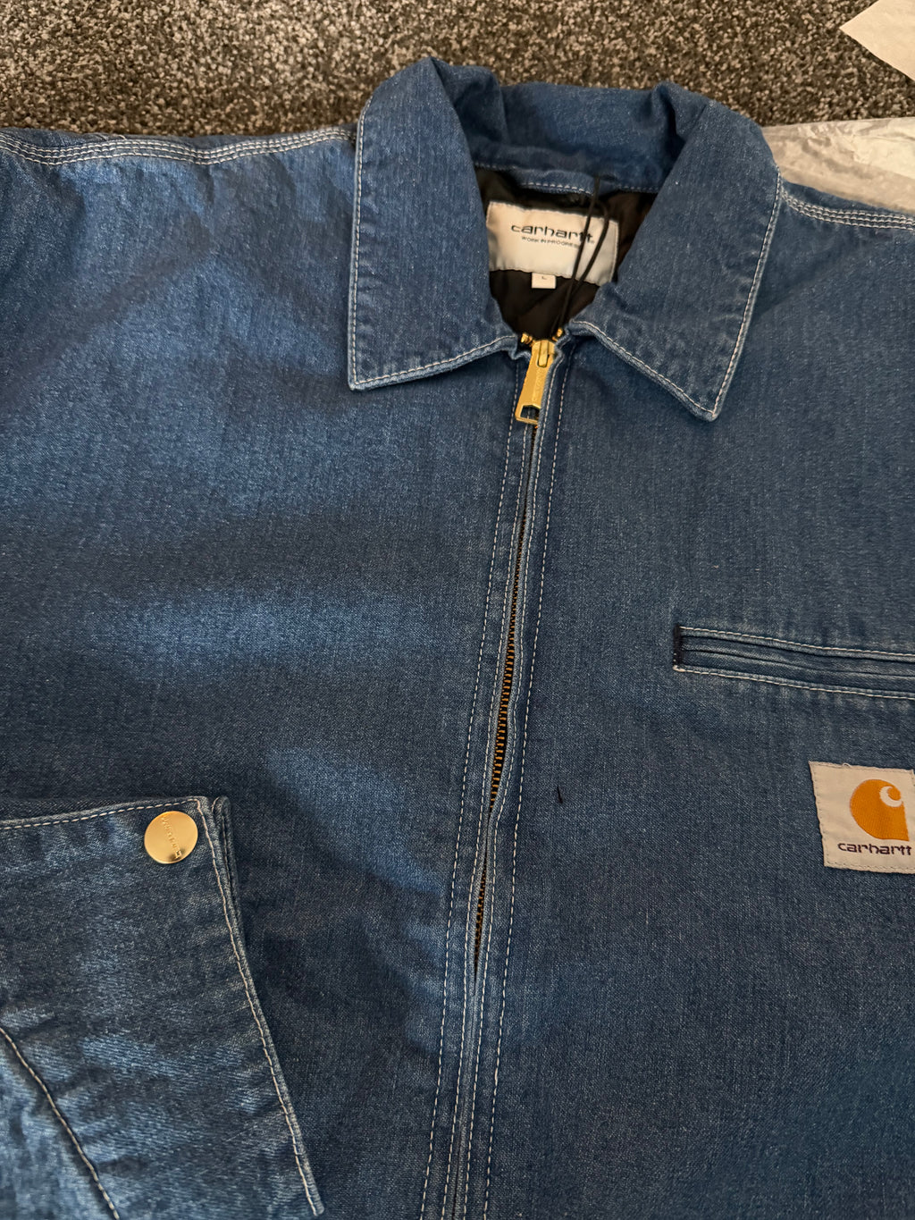 Carhartt OG Detroit Jacket Denim
