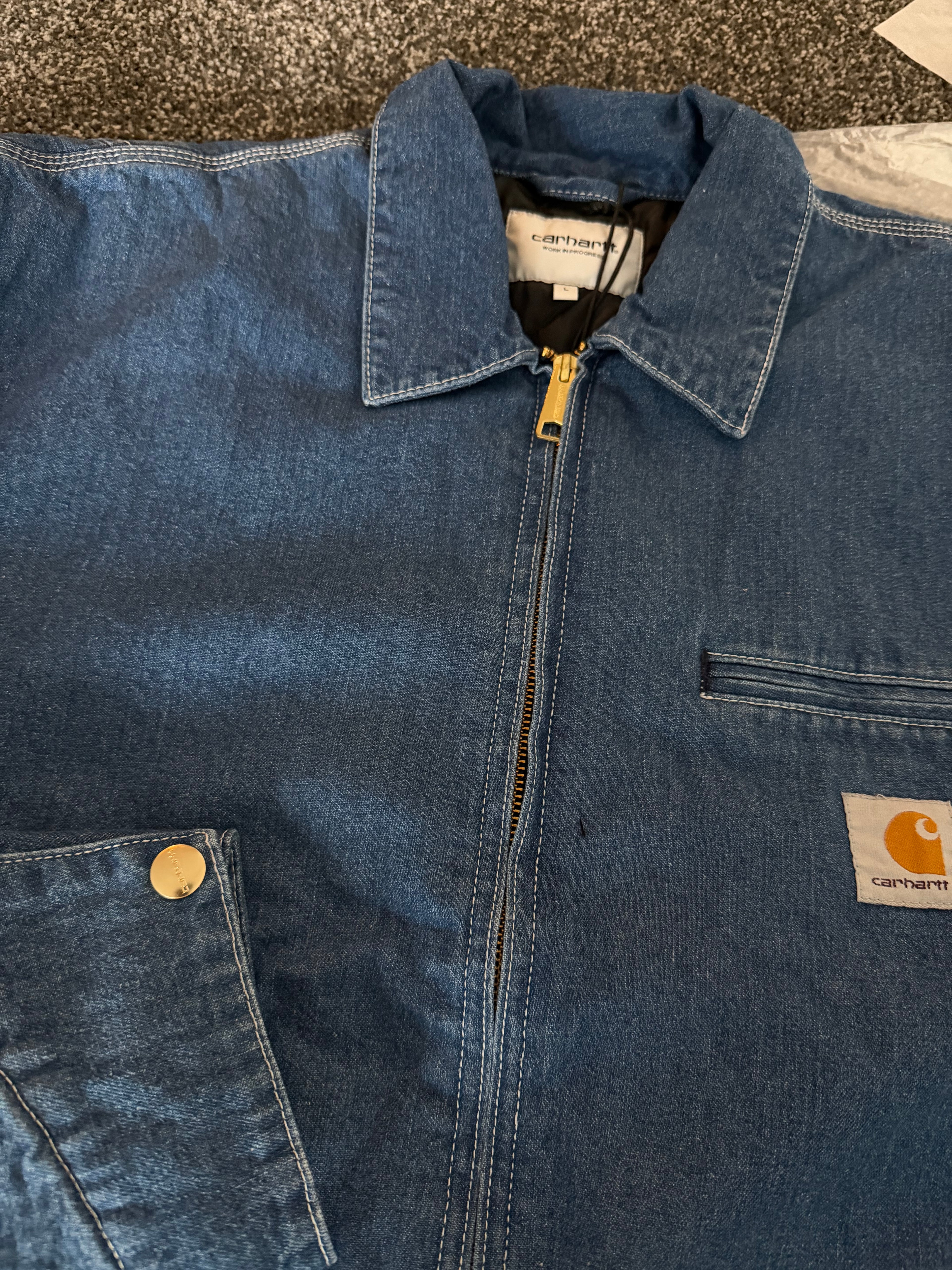 Carhartt OG Detroit Jacket Denim