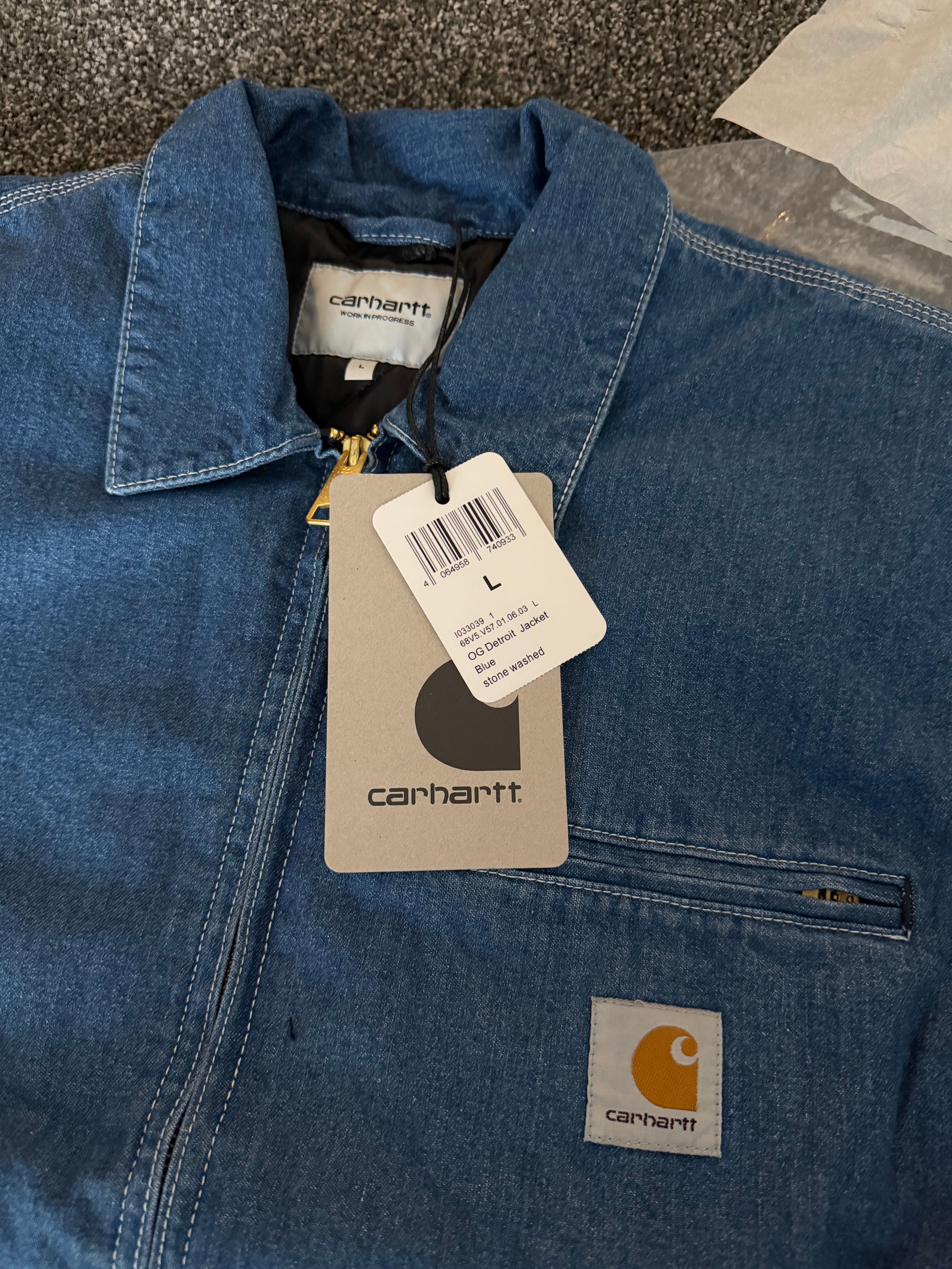 Carhartt OG Detroit Jacket Denim