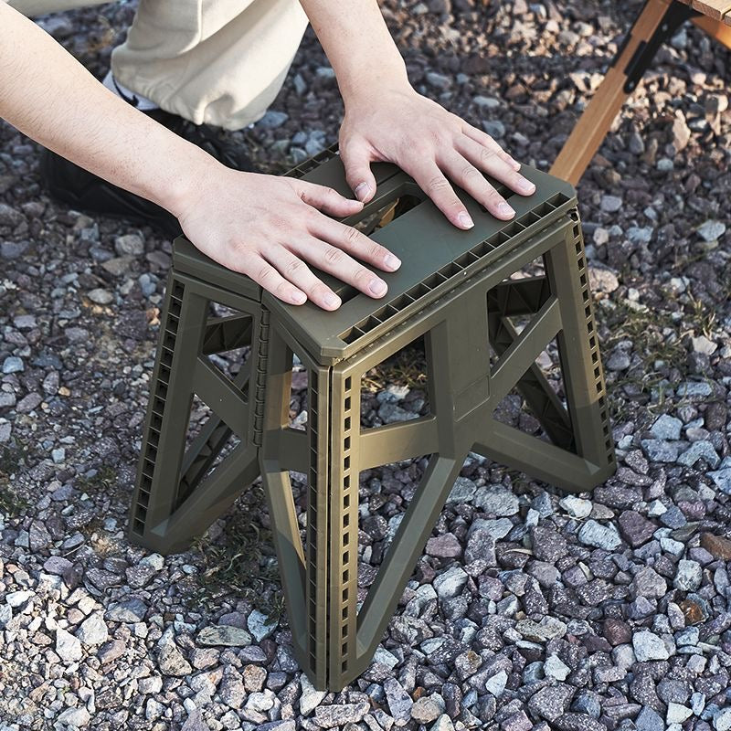 Portable Folding Camping Stool – Heavy-Duty Compact Outdoor Seat, Lightweight Collapsible Travel Stool