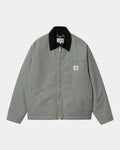 Carhartt OG Detroit Jacket Smoke Green / Black aged canvas