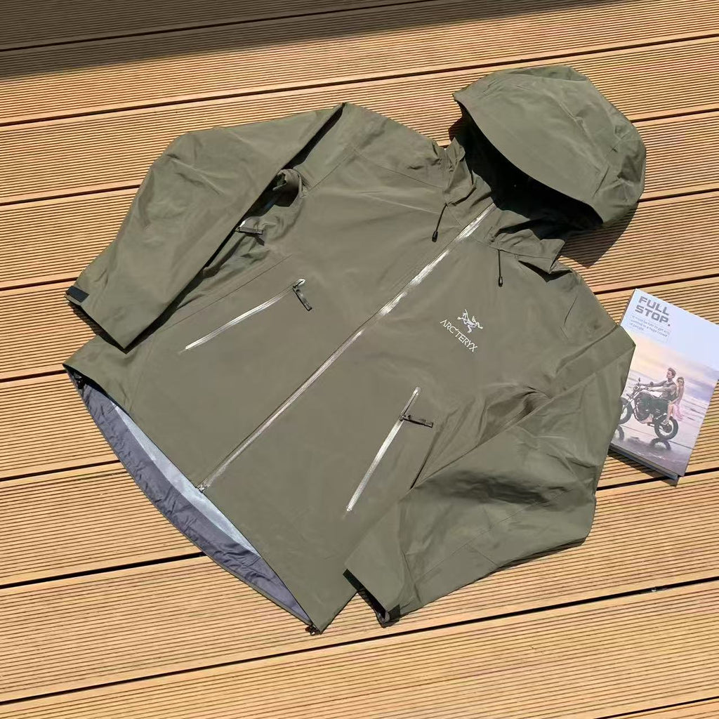 Arcteryx Beta Mens Waterproof Jacket - Olive Green