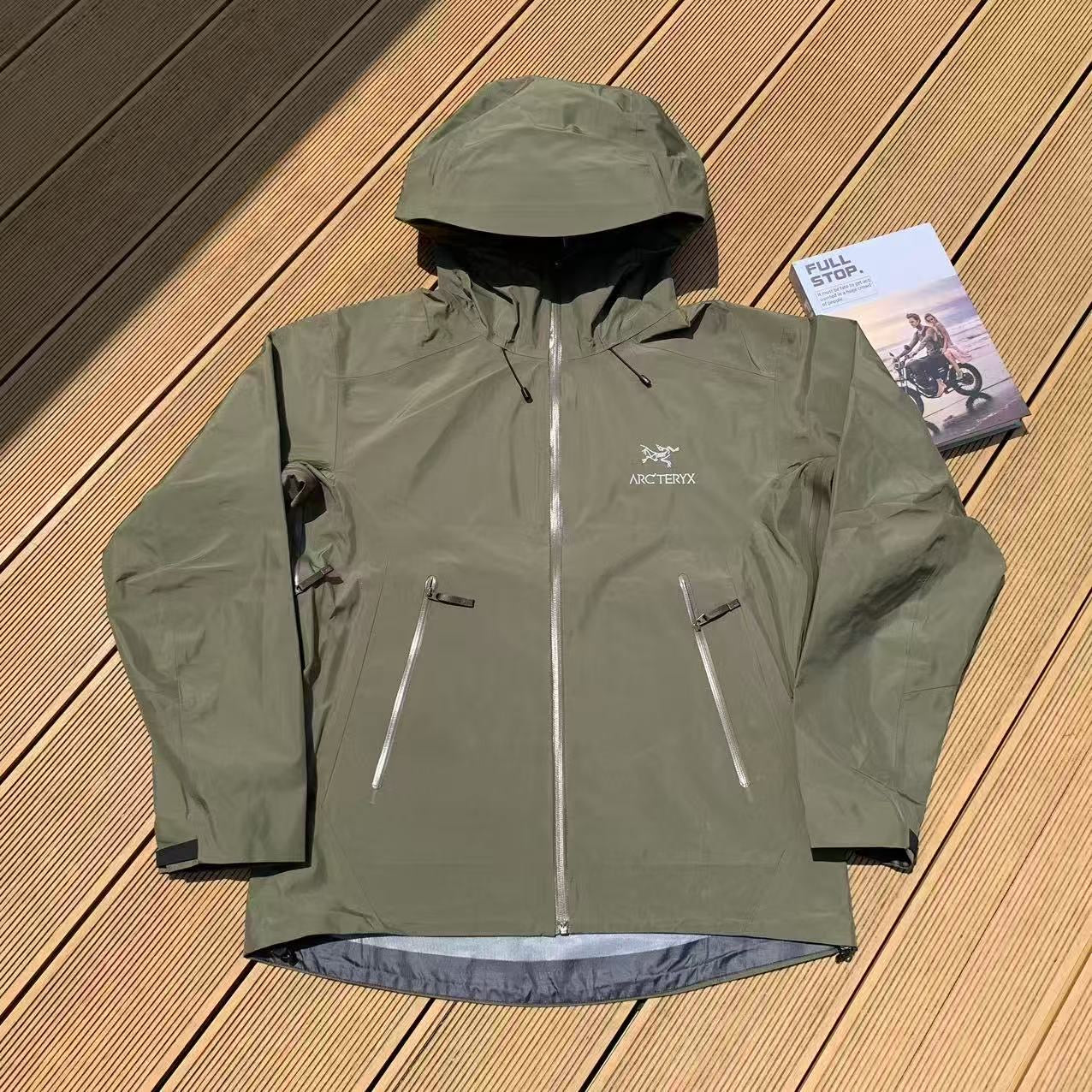 Arcteryx Beta Mens Waterproof Jacket - Olive Green