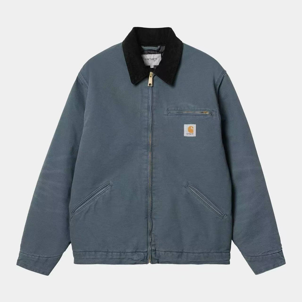 Carhartt OG Detroit Jacket Ore / Black aged canvas