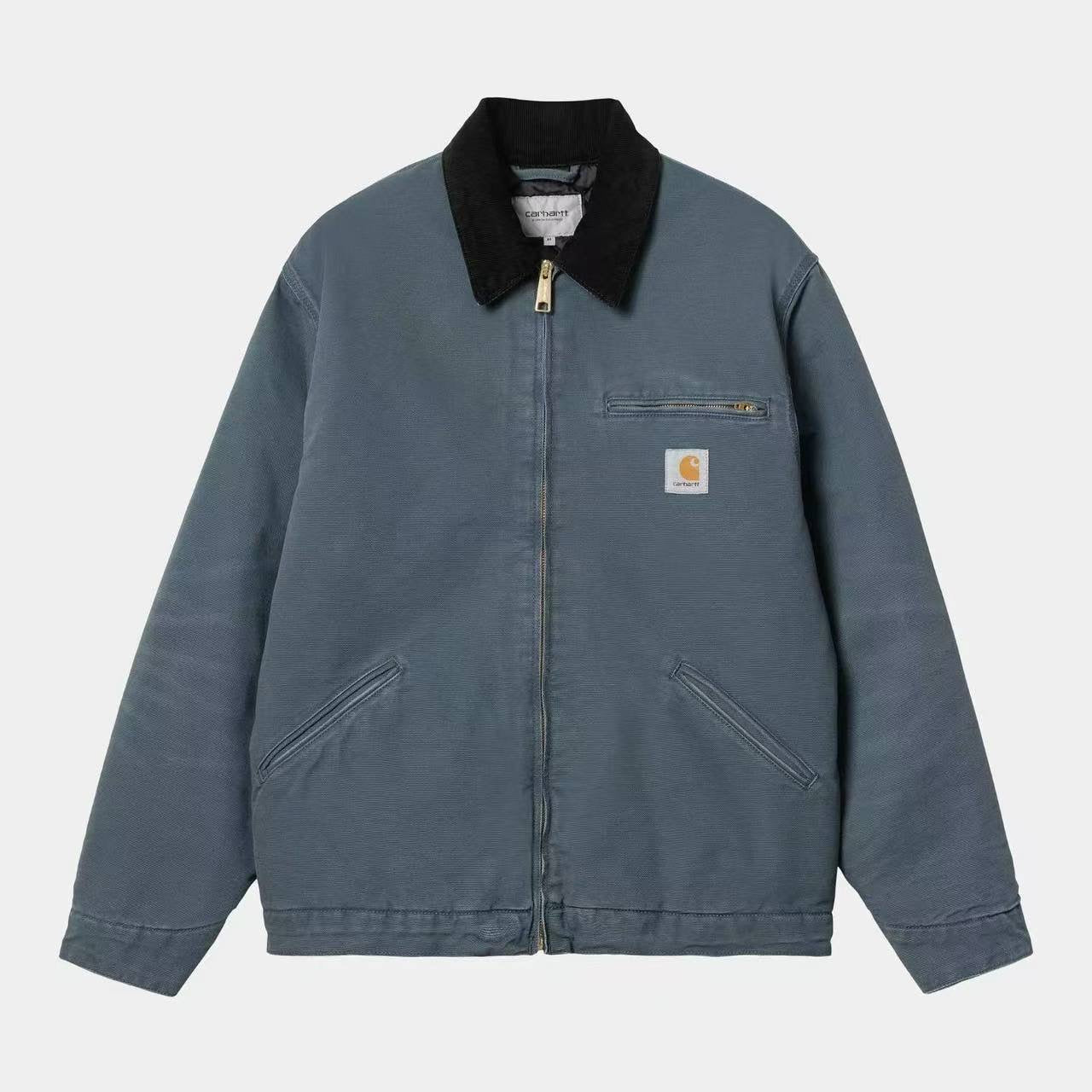 Carhartt OG Detroit Jacket Ore / Black aged canvas