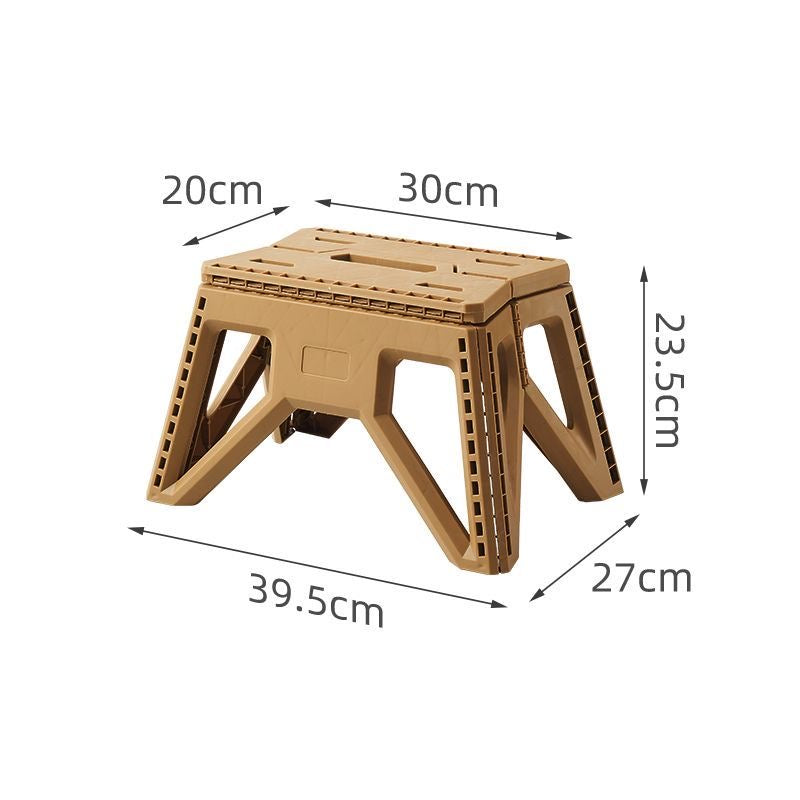 Portable Folding Camping Stool – Heavy-Duty Compact Outdoor Seat, Lightweight Collapsible Travel Stool