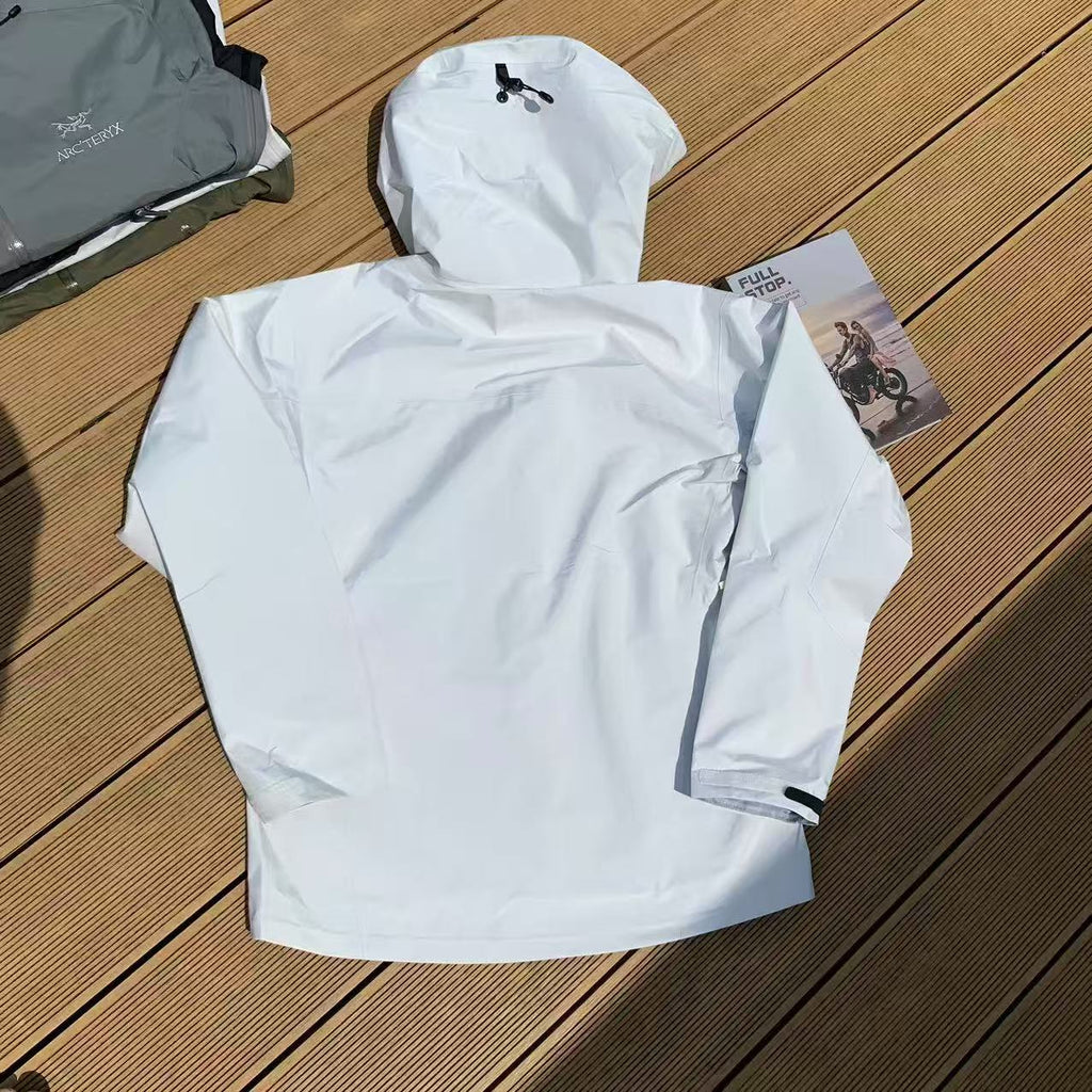 Arcteryx Beta Mens Waterproof Jacket - Snow White