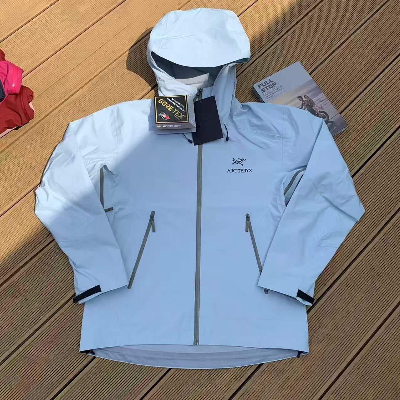 Arcteryx Beta Mens Waterproof Jacket - Baby Blue