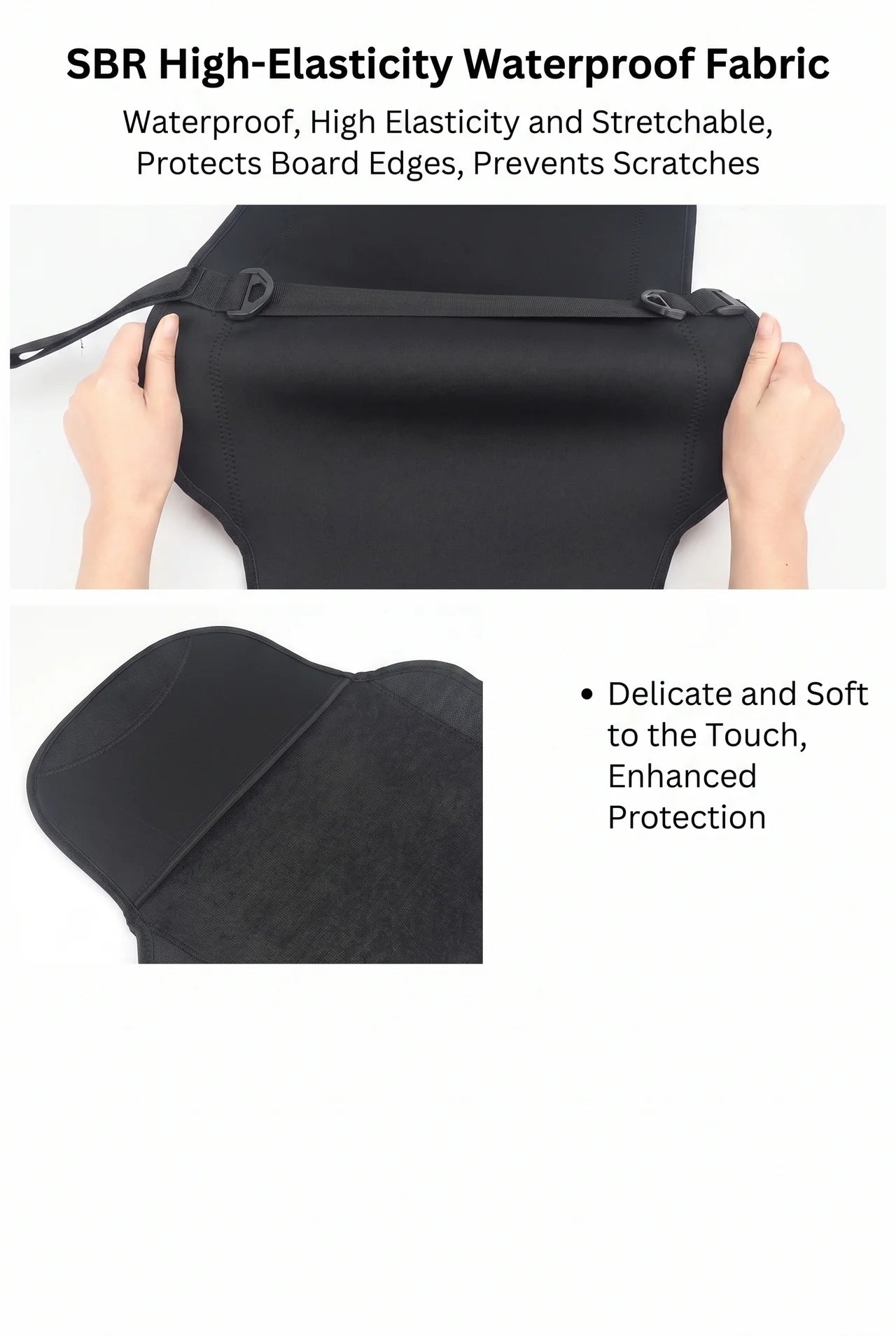 Waterproof Stretch Snowboard Bag with Shoulder Straps – SBR Protective Sleeve (140–165cm Sizes)