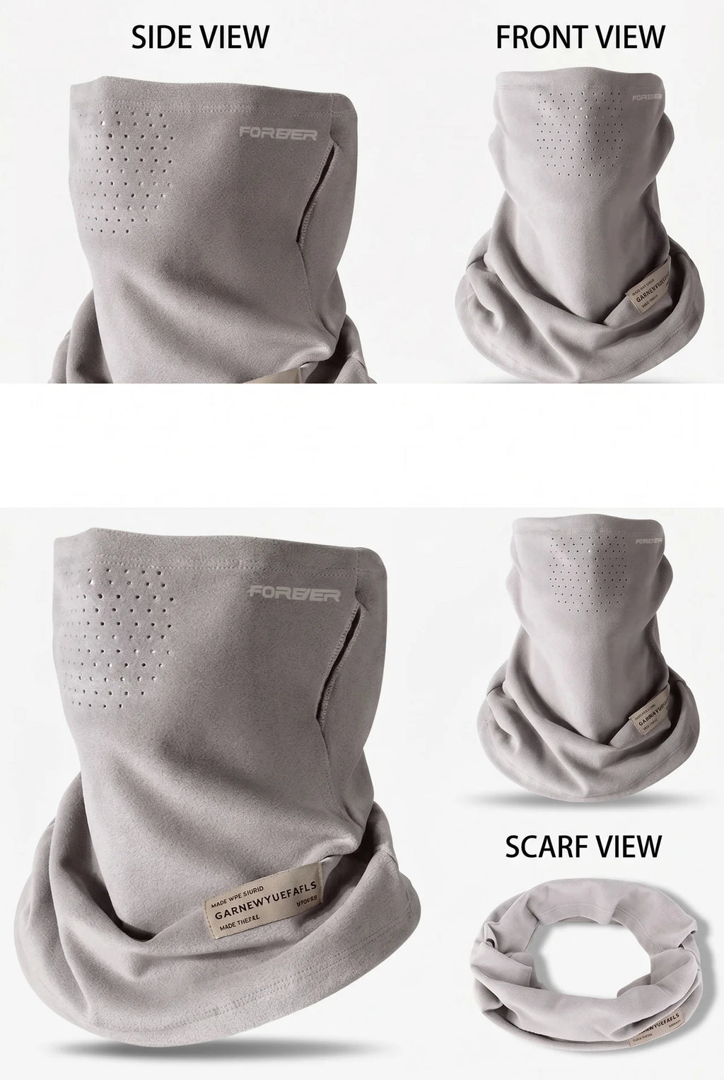Windproof Thermal Neck Gaiter Mask – Winter Face Cover, Breathable Ski & Snowboard Balaclava