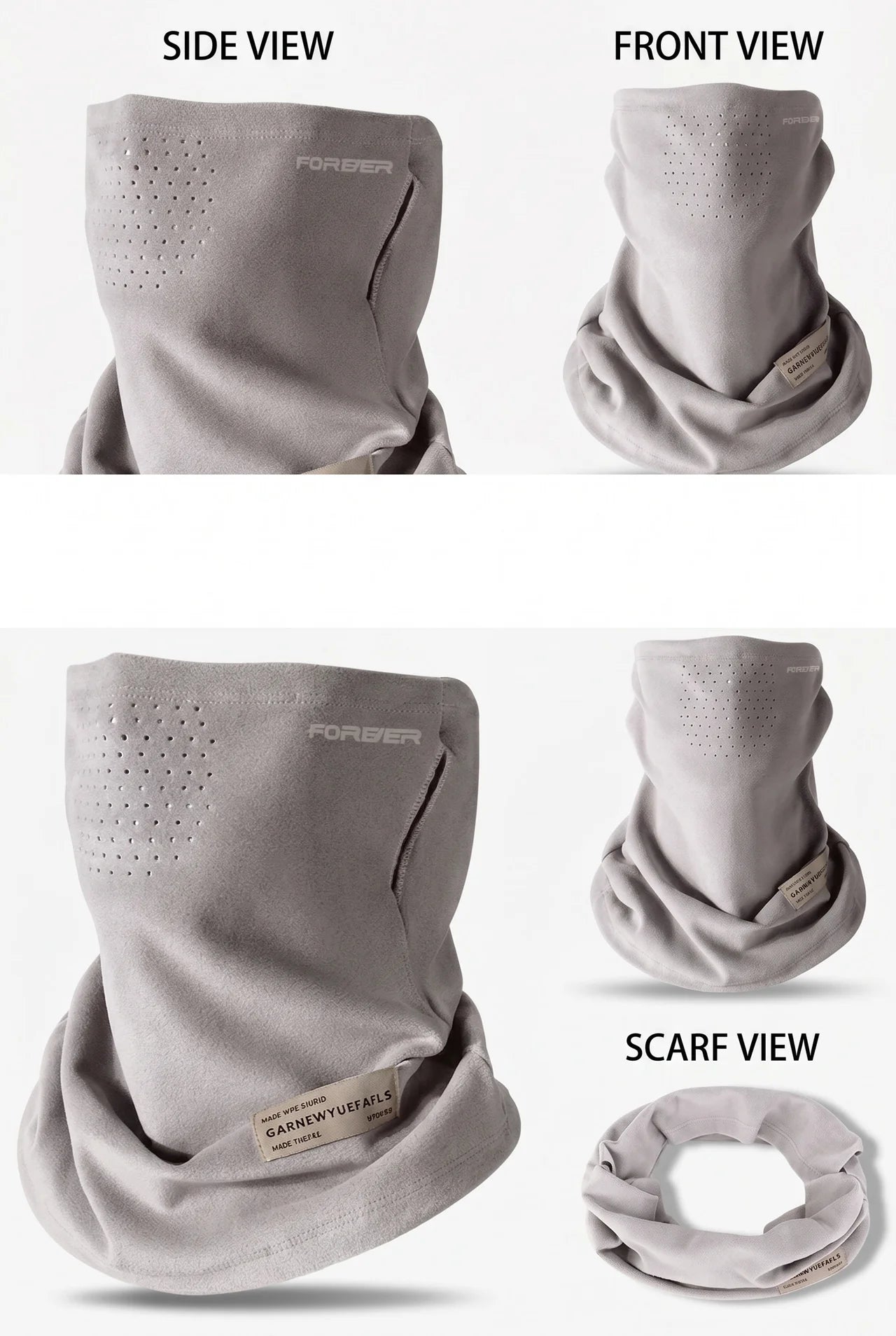 Windproof Thermal Neck Gaiter Mask – Winter Face Cover, Breathable Ski & Snowboard Balaclava